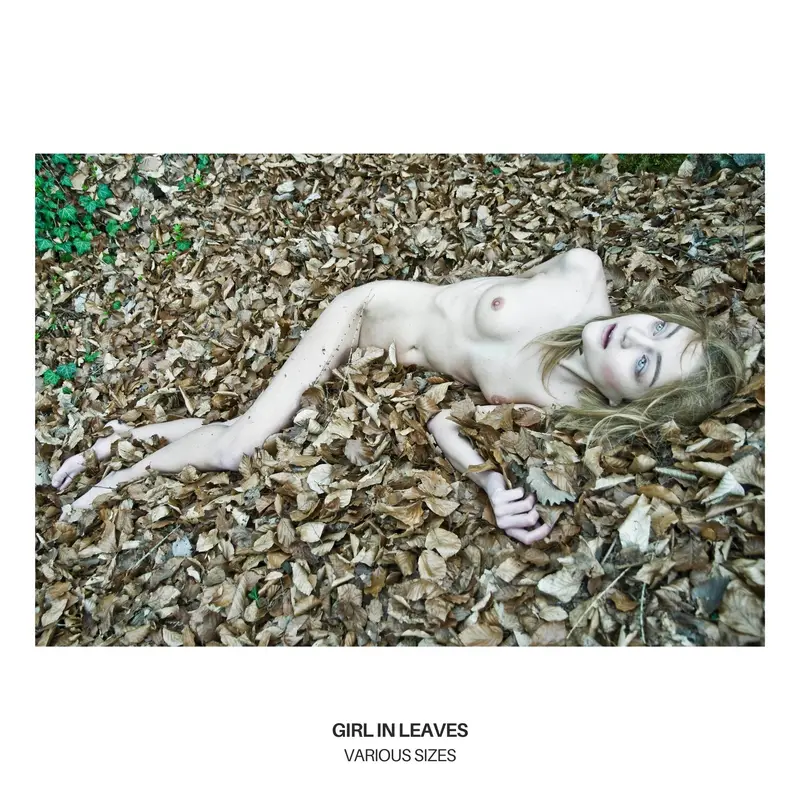 Girl in Leaves